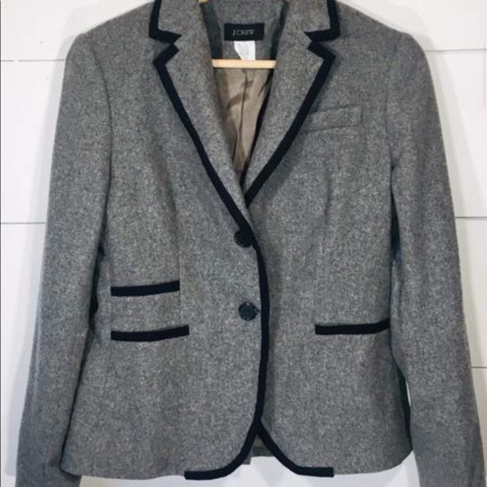 JCrew Grey wool blazer
